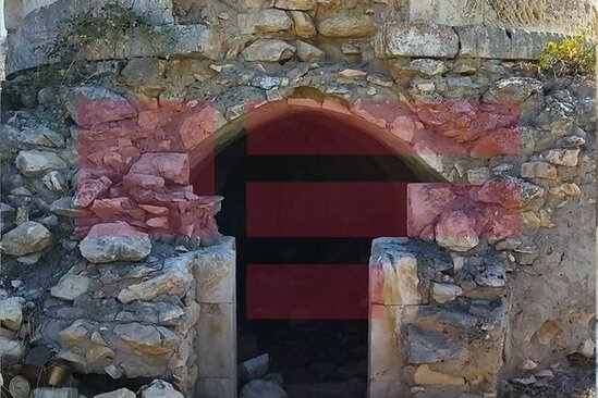 Ermənilər Cəbrayılda tarixi abidəni minalayıb - FOTO