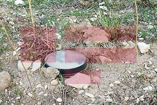 Ermənilər Cəbrayılda tarixi abidəni minalayıb - FOTO