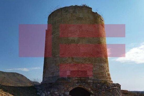 Ermənilər Cəbrayılda tarixi abidəni minalayıb - FOTO