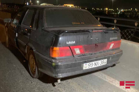 Bakıda körpü üzərində qəza baş verib: Xəsarət alanlar var - FOTO