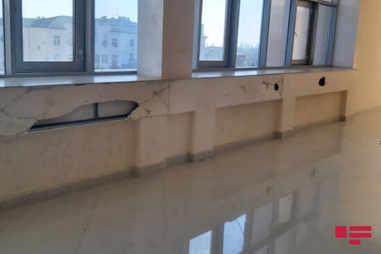 Azərbaycanda məktəbə hücum etdilər - FOTO