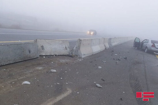 Bakı-Qazax yolunda ZƏNCİRVARİ QƏZA - FOTO