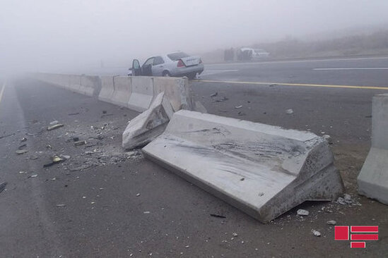 Bakı-Qazax yolunda ZƏNCİRVARİ QƏZA - FOTO