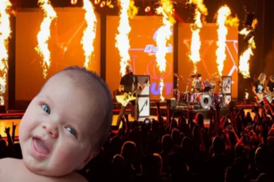 Qadın konsert zamanı uşaq doğdu