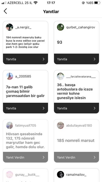 Əhali hansı avtobuslardan şikayətçidir? - SORĞU