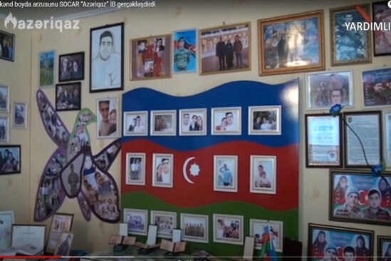 Şəhidin kənd boyda arzusunu "Azəriqaz" gerçəkləşdirdi -VİDEO