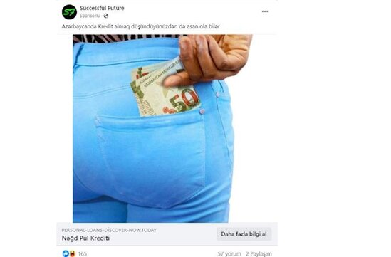 "ExpressBank"dan 18+ kredit reklamı