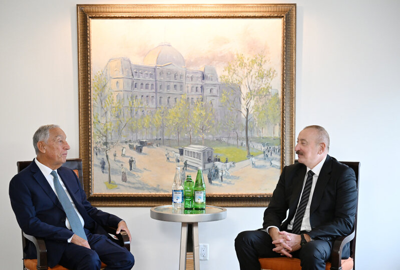 Prezident Nyu-Yorkda görüşlər keçirdi (FOTO)