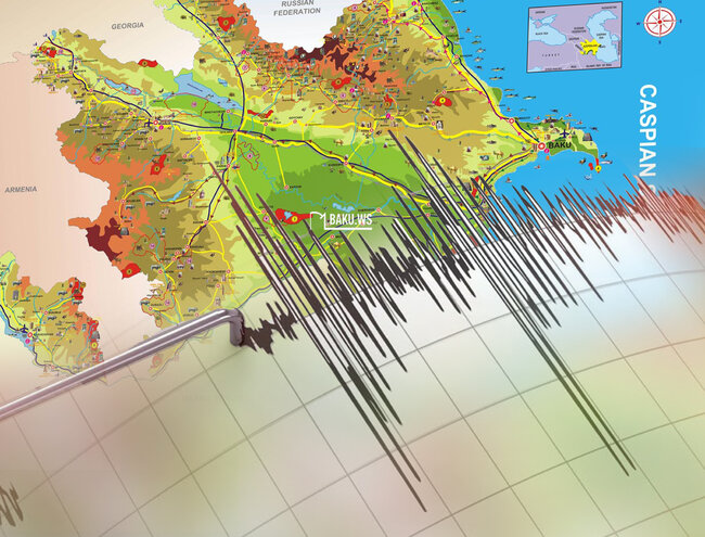 Azərbaycanda zəlzələ olub - FOTO