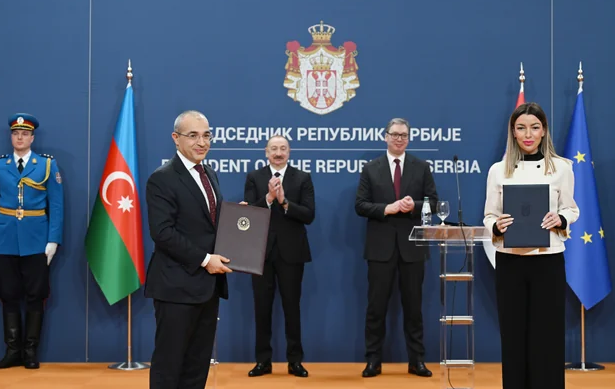Azərbaycan-Serbiya sənədləri mübadilə olunub - VİDEO