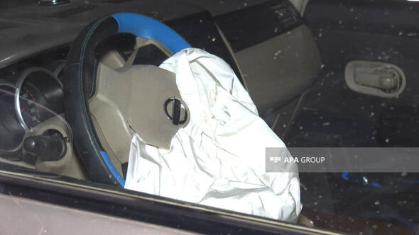 Bakıda iki maşın toqquşub, xəsarət alan var - FOTO