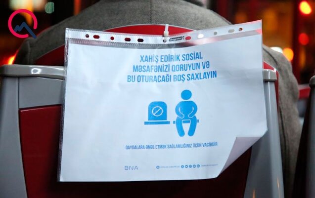 Metro bağlandı, avtobuslarda vəziyyət necədir? - Fotosessiya