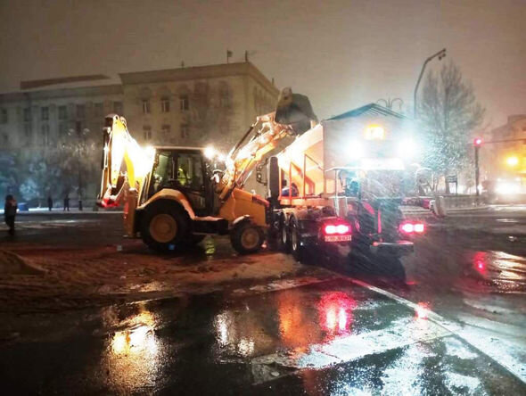 BŞİH-in kommunal strukturları gecə gücləndirilmiş iş rejimində çalışıblar - FOTO