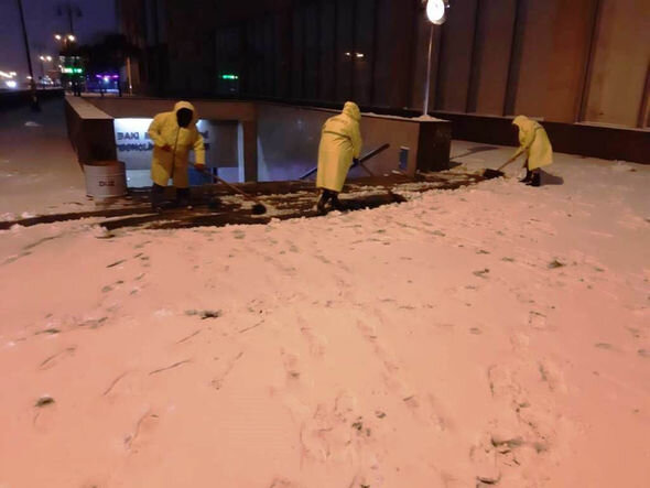 BŞİH-in kommunal strukturları gecə gücləndirilmiş iş rejimində çalışıblar - FOTO