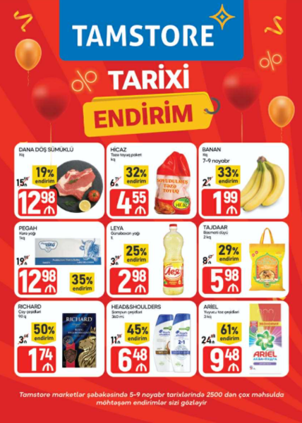 5 Gün 5 Gecə tarixi endirimlər olacaq