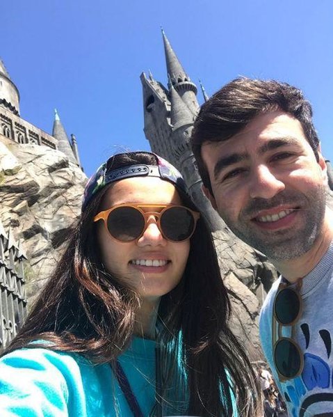 Cavidan əri və oğlu ilə - FOTO