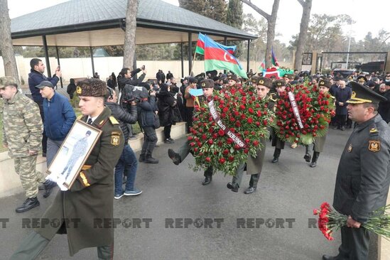 Şuşada şəhid olan əsgər İkinci Şəhidlər xiyabanında dəfn olunub