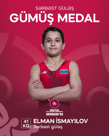 Azərbaycan güləşçisi Avropa çempionu oldu - FOTO