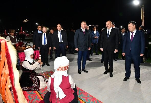 Bişkekdə Qırğızıstan-Azərbaycan Dostluq Parkı açılıb - FOTO