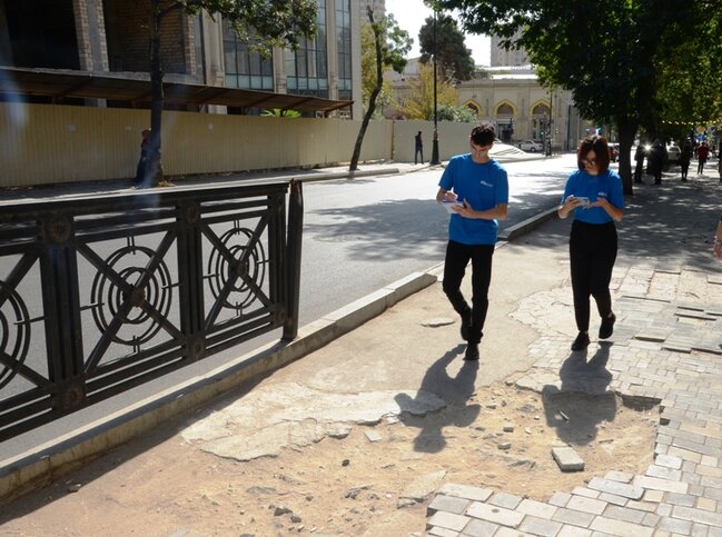 Birgə monitorinqlər Nəsimi rayonunda davam etdirilib