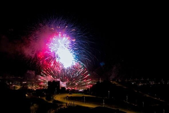 Laçında atəşfəşanlıq olub