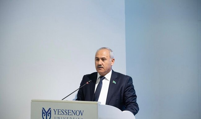 Aktau şəhərində Azərbaycan - Qazaxıstan gənclərinin həmrəylik forumu keçirilib - FOTOLAR