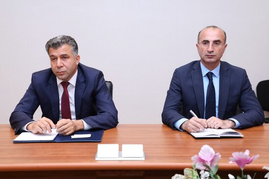 "Azəriqaz"la Xidmət rəhbərliyi arasında işçi görüşü keçirildi (FOTOLAR)