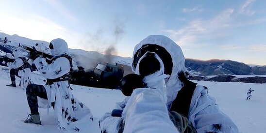 Komandolar şərti pusqudan məharətlə çıxdılar - FOTO/VİDEO