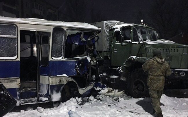 Donetsk vilayətində avtobus qəzasında 3 nəfər ölüb, 26 nəfər yaralanıb