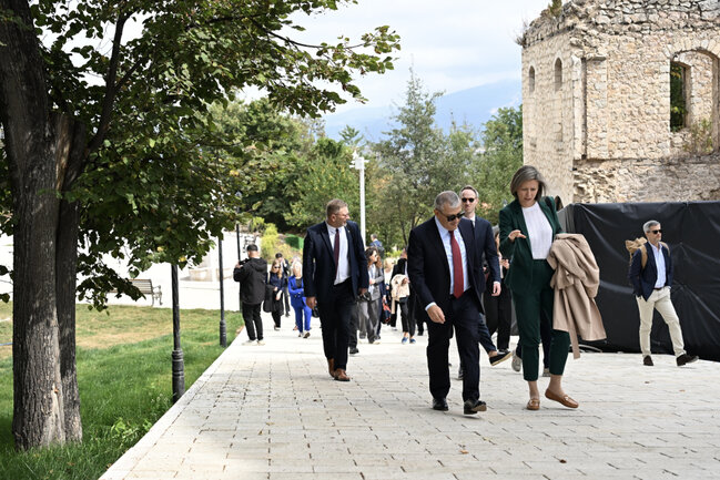 Avropa İttifaqı Şurasının üzvləri Şuşada olublar - Fotolar