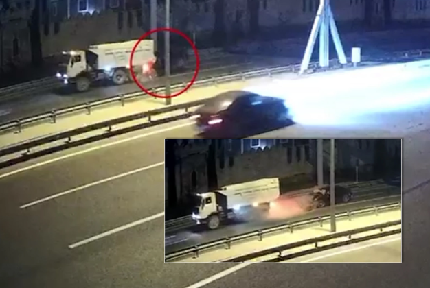 Aerport yolunda AĞIR QƏZANIN ANBAAN VİDEOSU