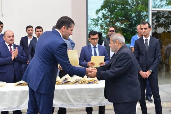 Nazirlik 47 nəfərə avtomobillərin açarını təqdim etdi - FOTOLAR
