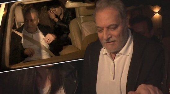 62 yaşlı məşhur özündən 40 yaş kiçik sevgilisi ilə - FOTOLAR