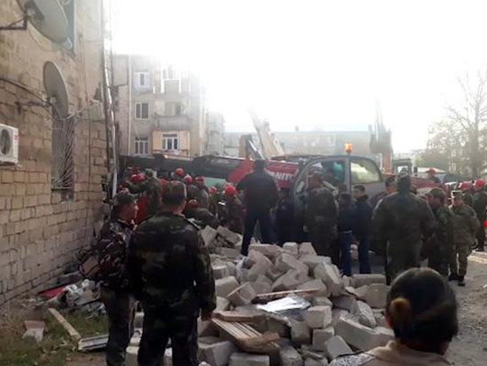 Gəncədəki partlayışdan son xəbər - VİDEO