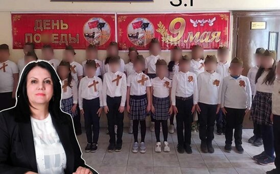 Bakı məktəbində şagirdlərin yaxasına "Georgi lenti" taxılmasına aydınlıq gətirildi