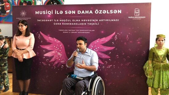 "Musiqi ilə sən daha özəlsən"- Sağlamlıq imkanları məhdud olan uşaqlar üçün TƏDBİR KEÇİRİLDİ