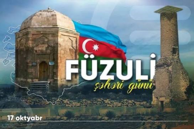 Füzuli şəhərində aparılan bərpa işləri