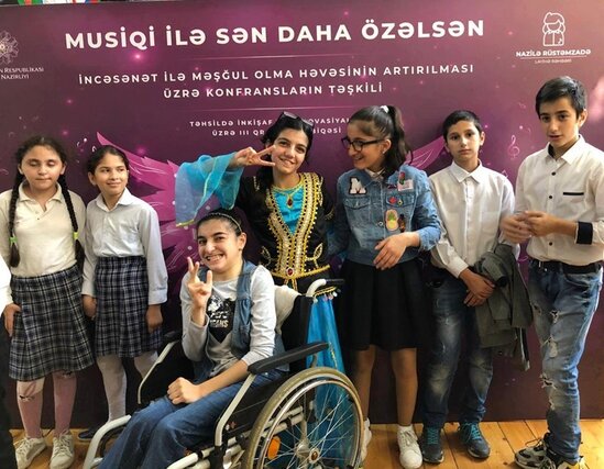 "Musiqi ilə sən daha özəlsən"- Sağlamlıq imkanları məhdud olan uşaqlar üçün TƏDBİR KEÇİRİLDİ