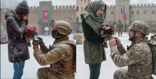 Şuşada evlilik təklifi fotosu: realdır, ya qurama?