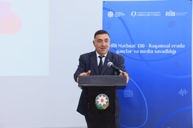 "Milli Mətbuat 150 – Rəqəmsal erada gənclər və media savadlılığı" layihəsi çərçivəsində gənclərlə görüş keçirilib