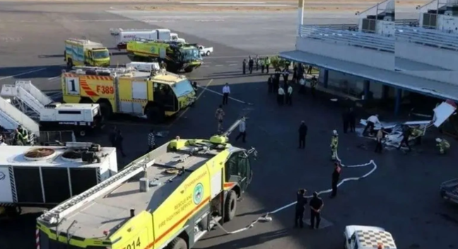 Təbrizdə təlim təyyarəsi qəzaya uğrayıb