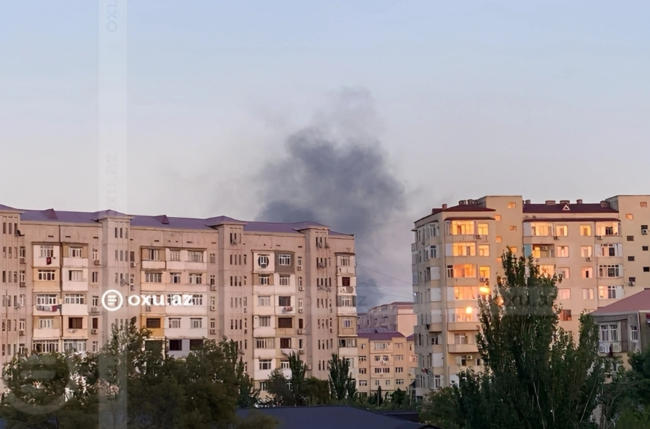 Sumqayıtda açıq ərazidə baş vermiş yanğın söndürülüb