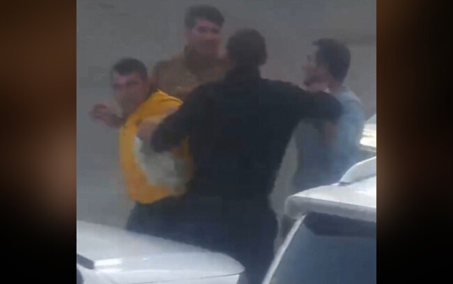 Tanınmış vəkilin saxlanılmasına səbəb olan hadisənin - Videosu