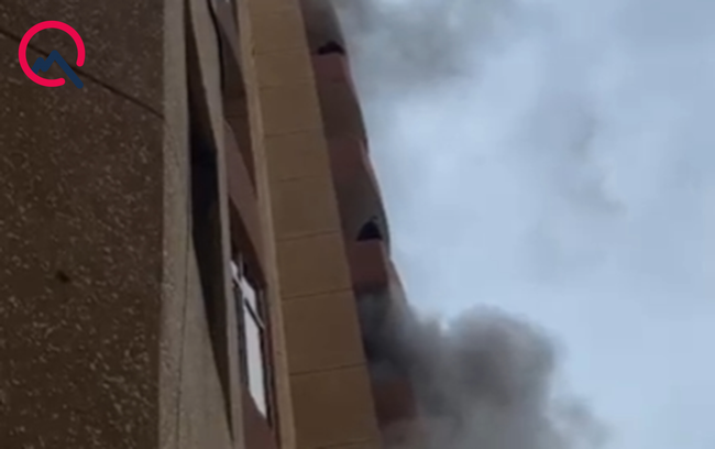 Xətaidəki yanğında 7 nəfər zəhərlənib - Video - Yenilənib