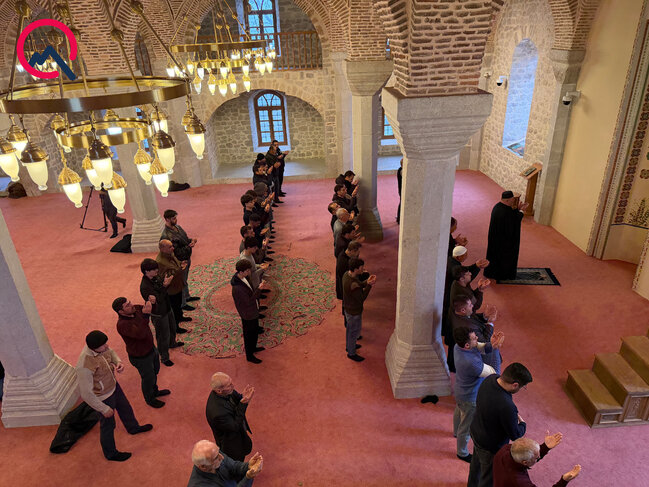 Şuşada da bayram namazı qılındı - Fotolar