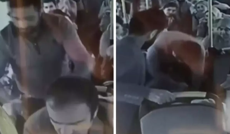 Özünü 7 il əvvəl aldadan şəxsi avtobusda görüb döydü