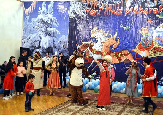 Şəhid və hərbçi ailələrinin uşaqları üçün bayram tədbiri keçirilib