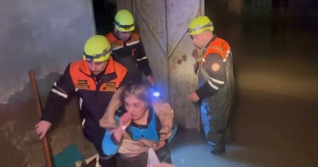 Su basmış ərazilərdən 216 nəfər təxliyə olunub - RƏSMİ - VİDEO