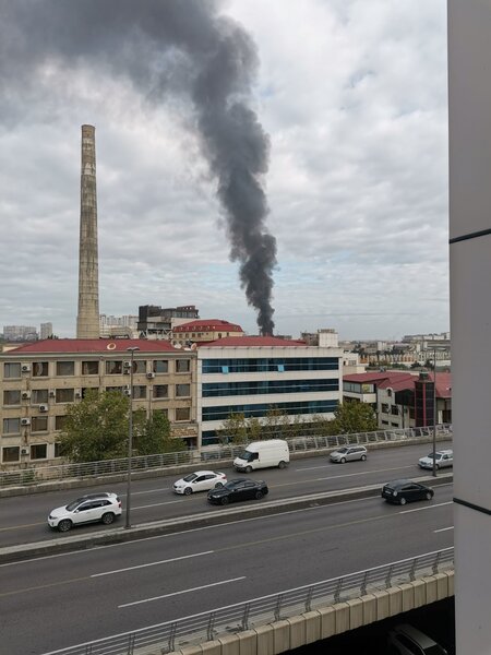 "Elite"in yanında güclü yanğın - Video + Yenilənib