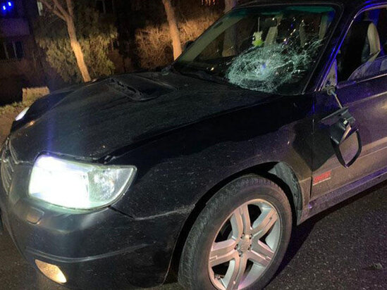 Bakıda ər-arvadı avtomobili vurdu, biri öldü - VİDEO - FOTO